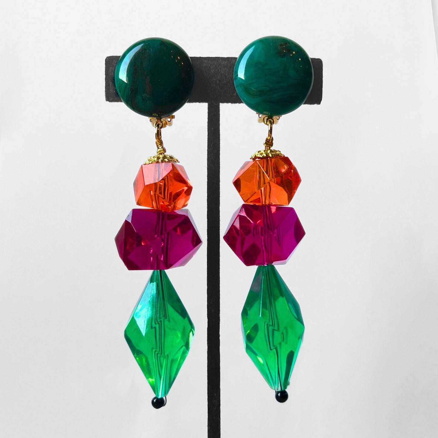 Una Orange/Fucshia/Green
