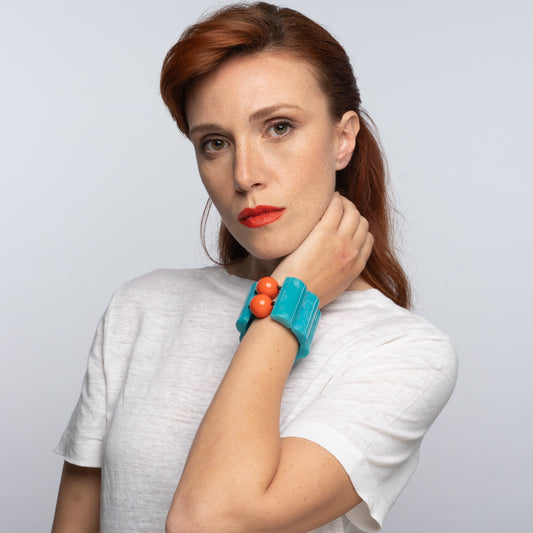 Coca Turquoise & Orange