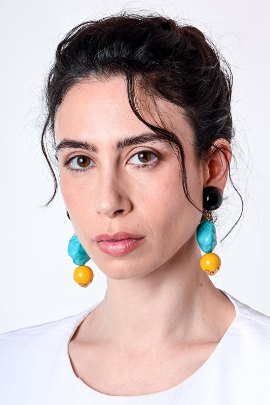 Bambi Turquoise & Yellow