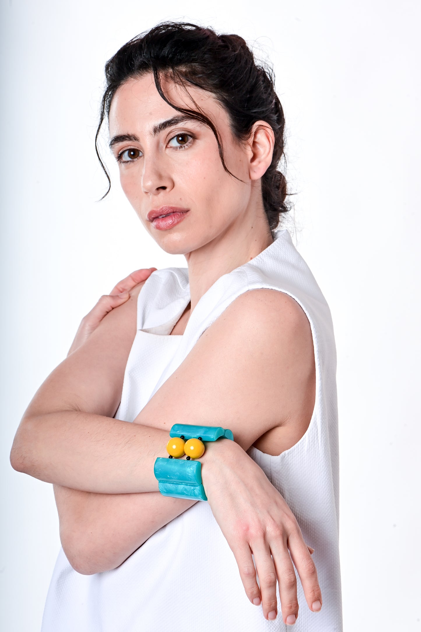 קוקה טורקיז וצהוב