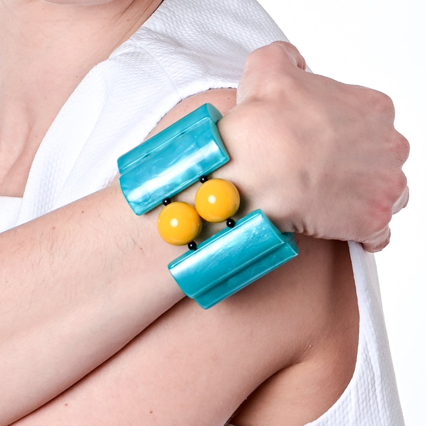 קוקה טורקיז וצהוב