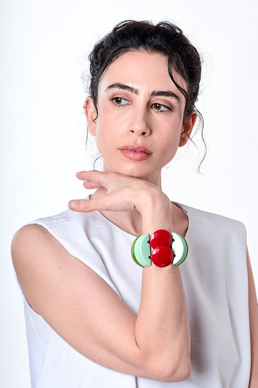 Puglia Red/Green/Turquoise/Pink