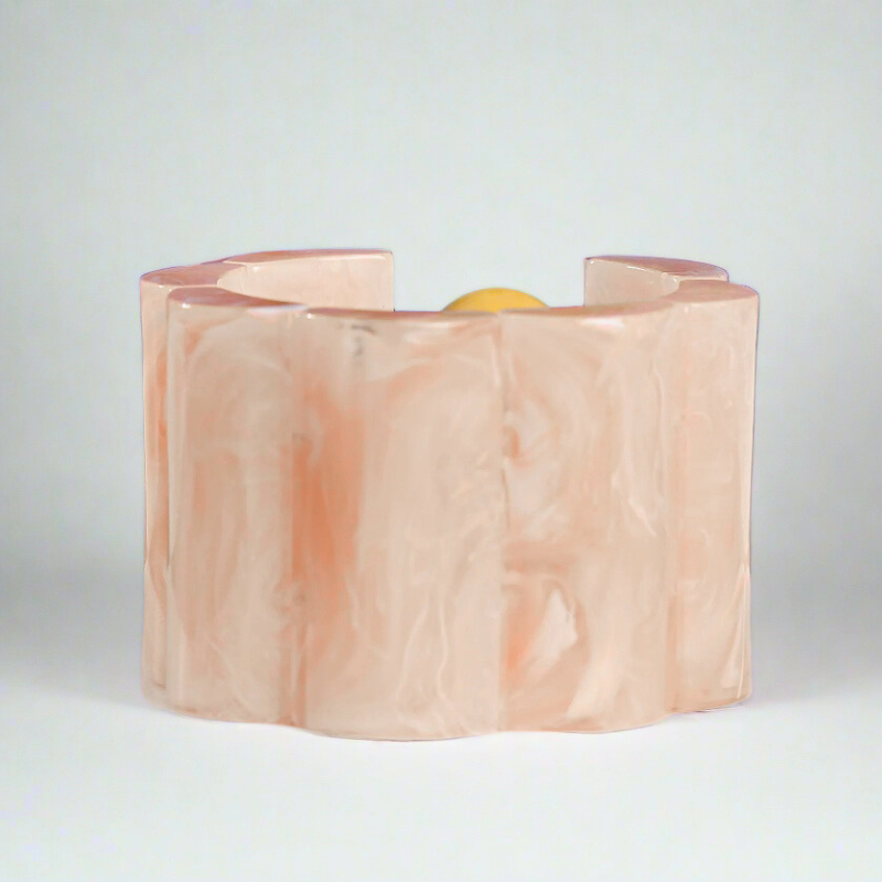 Coca Pink with Yellow