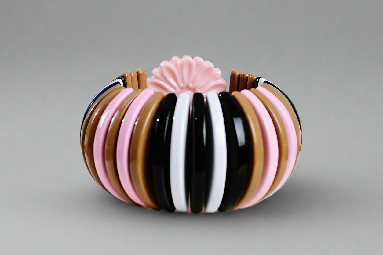 מרגריטה ורוד/אוקר/שחור/לבן