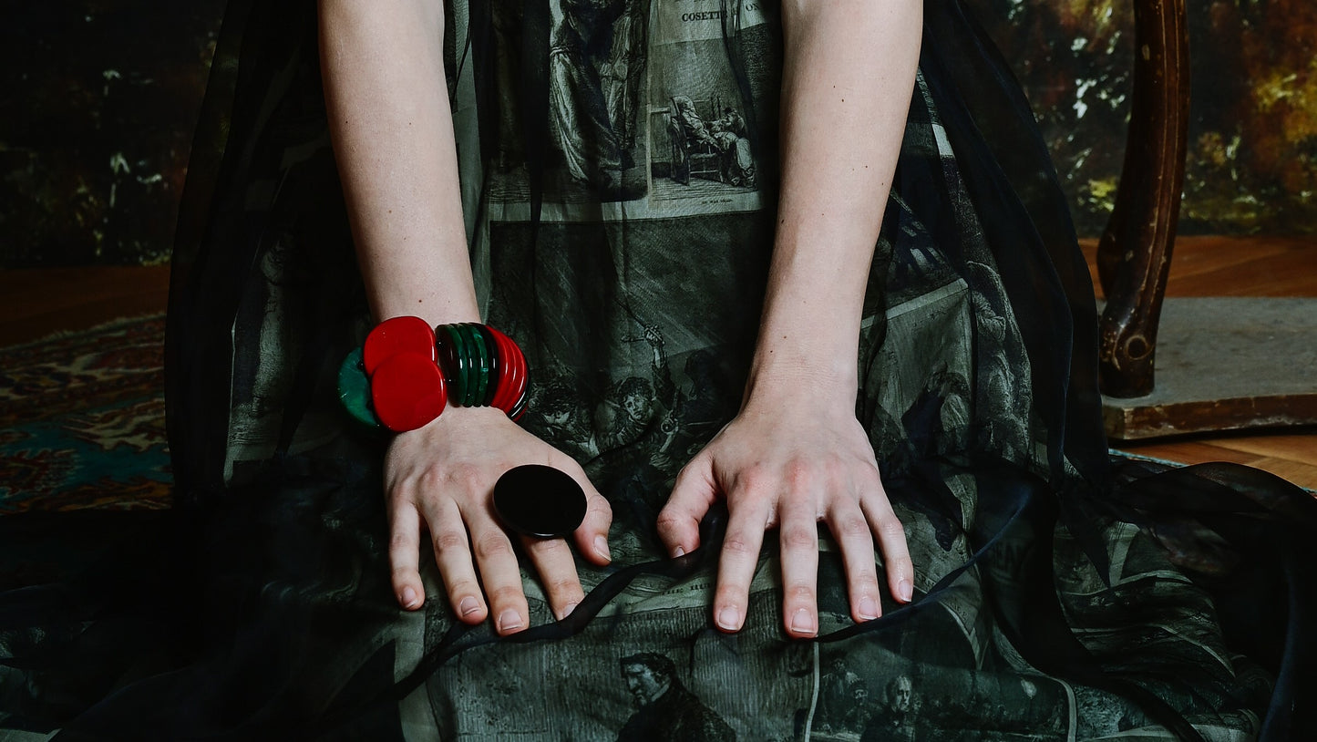 פוליה אדום/ירוק/שחור