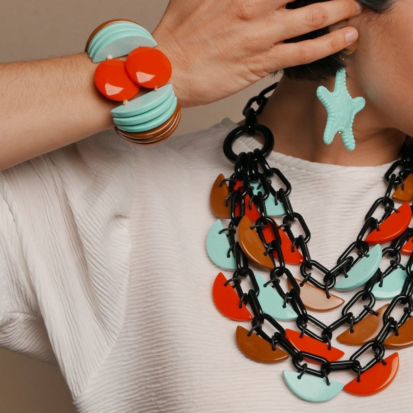 קאנו טורקיז/כתום/אוקר