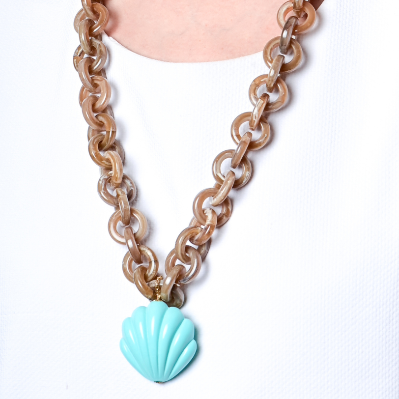 B Shell Ama Shell Turquoise – Michaela Malin