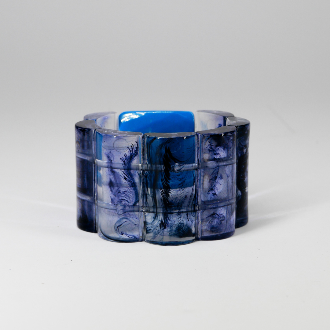 Coca Transparent Black with Blue