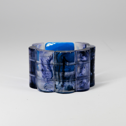 Coca Transparent Black with Blue