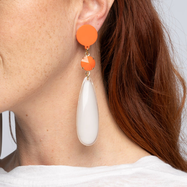 Prague Jennies Orange & White