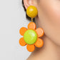 Flora Lime Green Dot