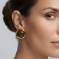 Button Brown with Gold