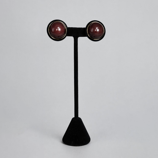 Button Brown with Black